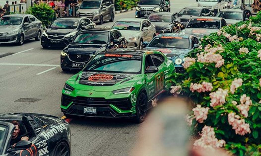 Hành trình siêu xe Gumball 3000 khép lại ở Singapore. Ảnh: Gumballl 3000