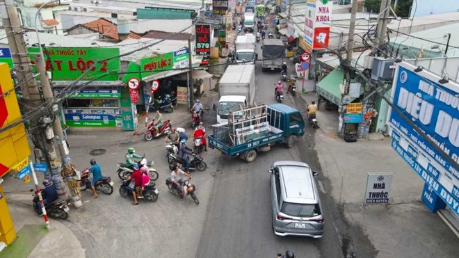 Duong Vinh Loc se duoc mo rong len 30m. Anh: Anh Tu