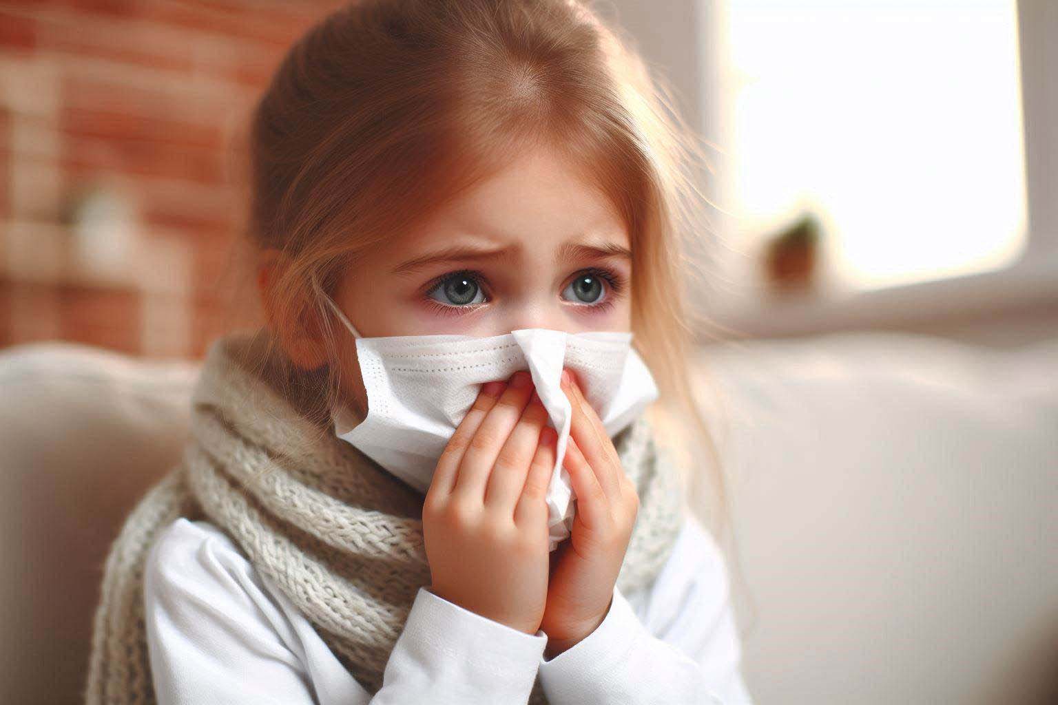 New research shows that saline nasal drops help children with colds recover faster than other common medications. Photo: AI - Ngoc Thuy