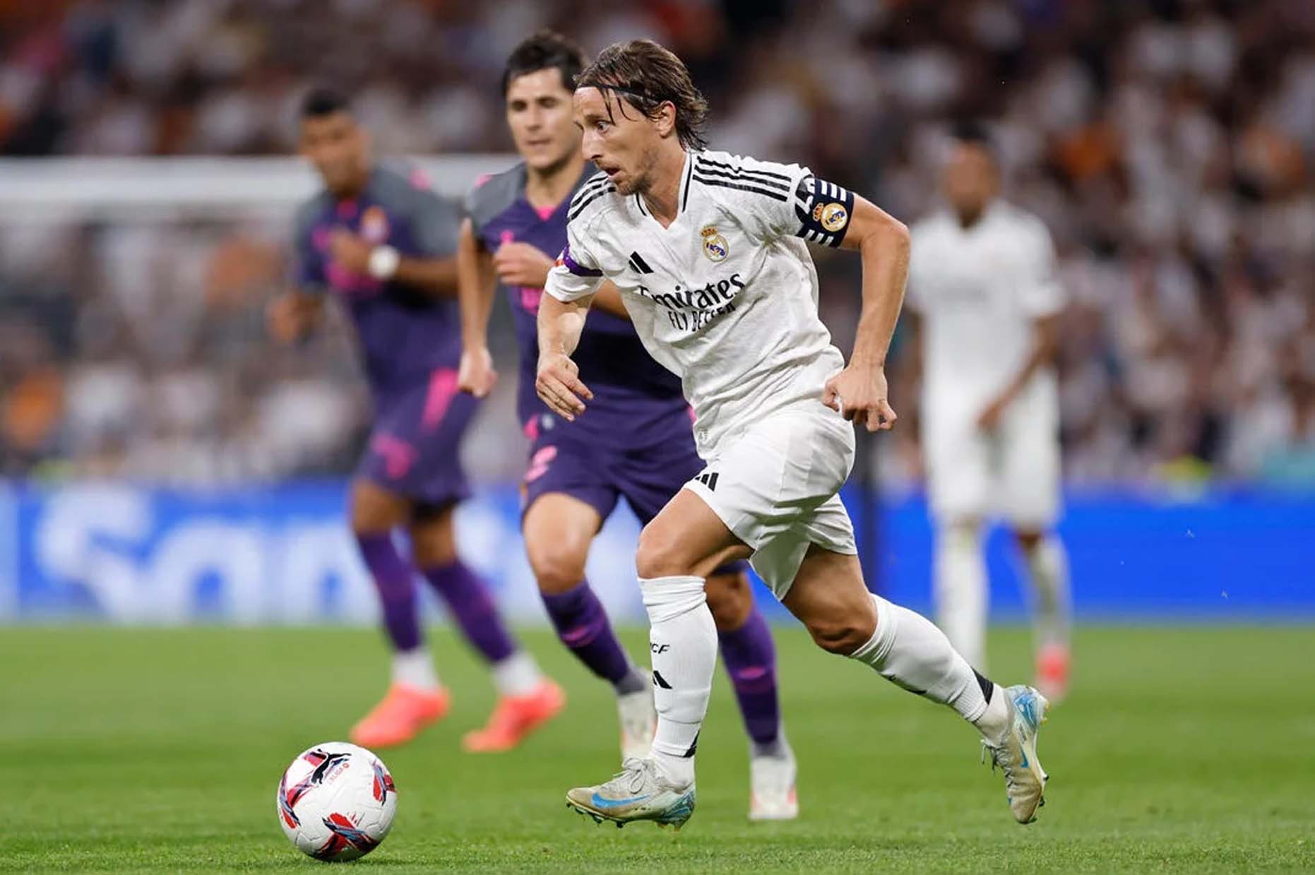 Luka Modric always gives his all even though he is 39 years old. Photo: Real Madrid CF