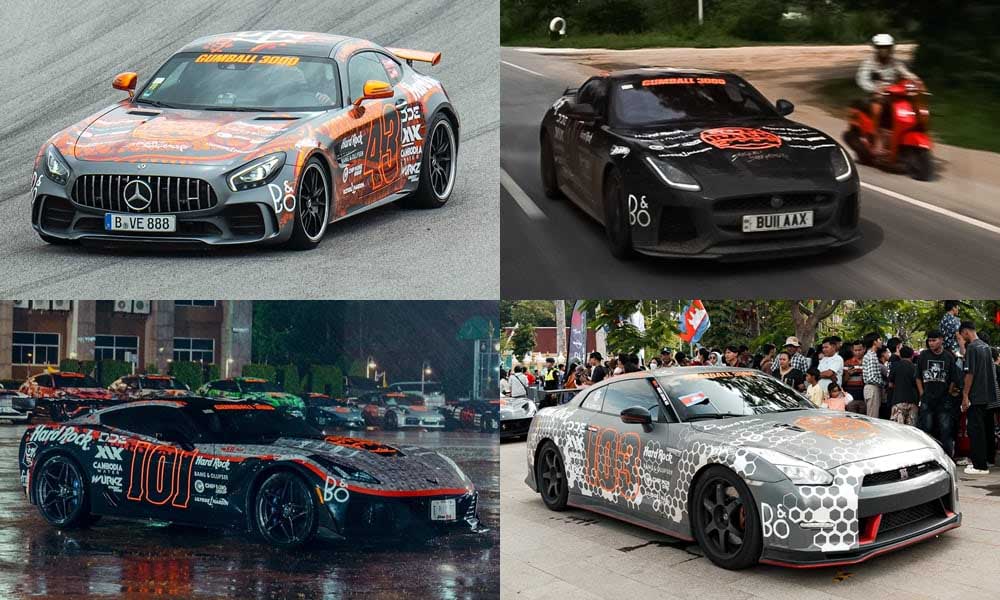 Nhiều xe thể thao hiệu suất cao gây chú ý ở Gumball 3000. Ảnh: Gumball 3000