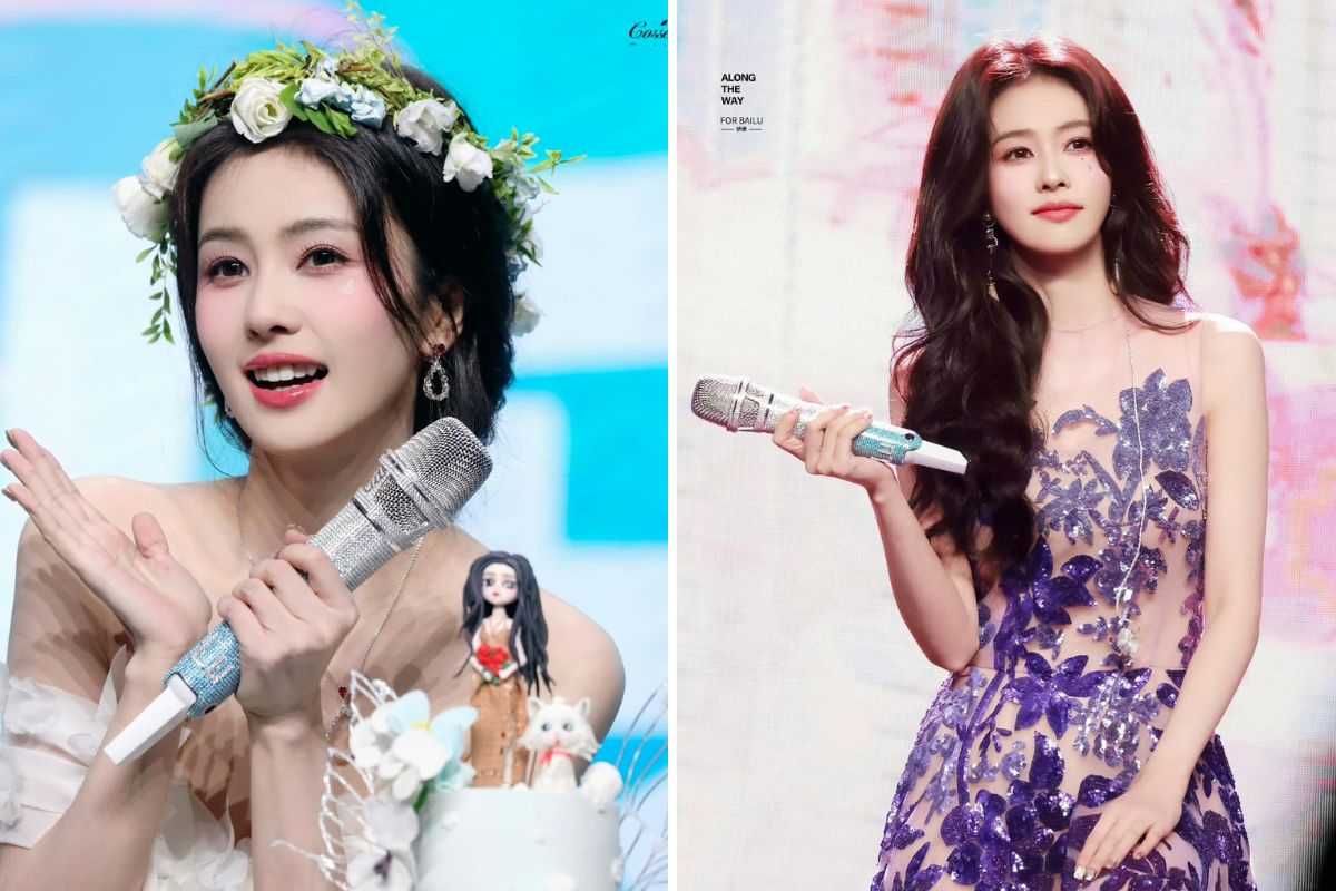 Bạch Lộc tổ chức hòa nhạc họp mặt fan. Ảnh: Weibo