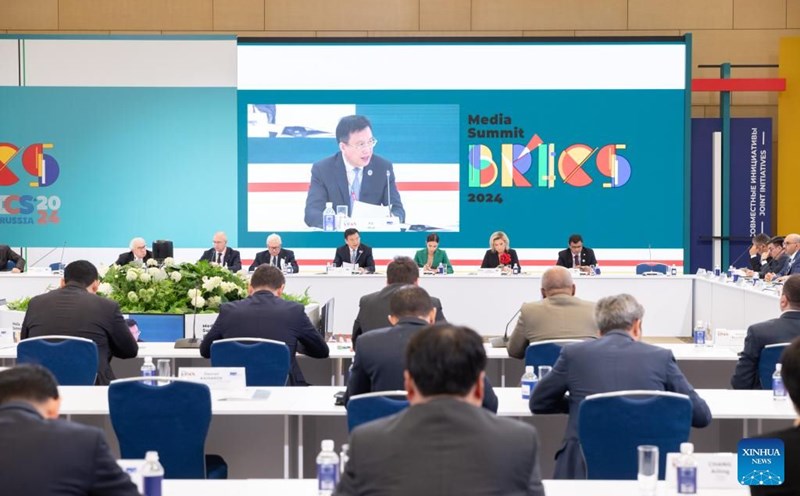 BRICS Media Summit in Moscow, Russia, September 14, 2024. Photo: Xinhua