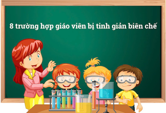Có 8 trường hợp giáo viên bị tinh giản biên chế theo quy định hiện nay. Đồ họa: Vân Trang