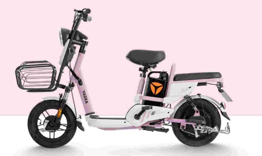 Xe đạp điện thiết kế nhỏ gọn, trang bị khóa chống trộm an toàn. Ảnh: Yadea