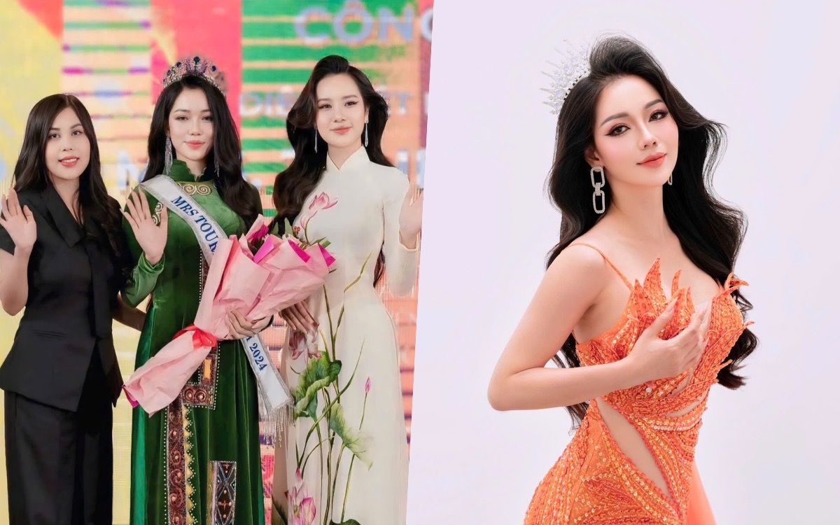 Người đẹp Tuyết Ngân thi Mrs Tourism. Ảnh: NVCC.