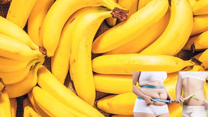 Chuối là một trong các loại hoa quả giúp giảm cân. Đồ họa: Quế Chi 