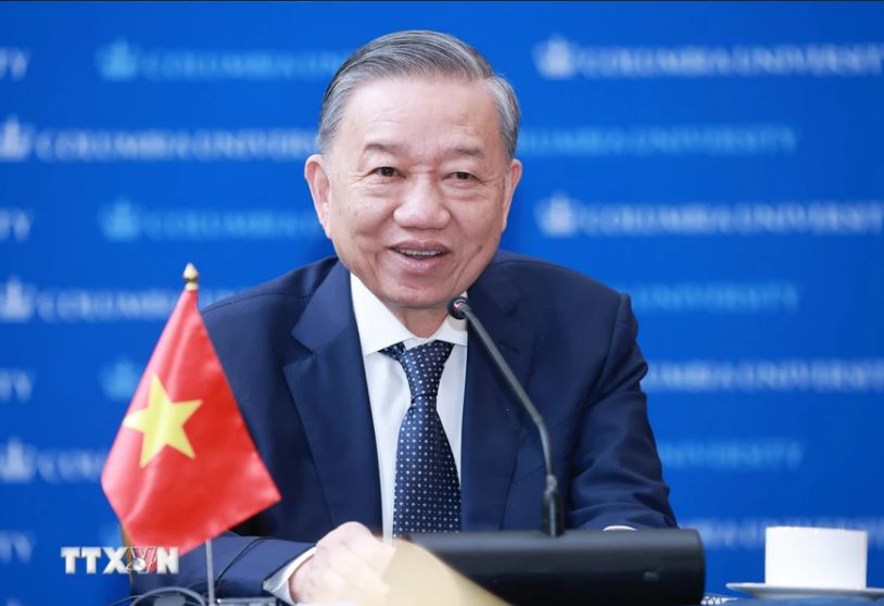  Tổng Bí thư, Chủ tịch nước Tô Lâm hoan nghênh các nhận định, chia sẻ tâm huyết và đặc biệt là tình cảm của các chuyên gia, học giả dành cho Việt Nam. Ảnh: TTXVN