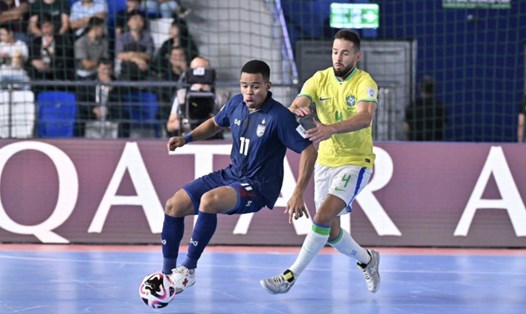 Tuyển futsal Thái Lan có cơ hội vào tứ kết FIFA futsal World Cup 2024. Ảnh: Bangkok Post