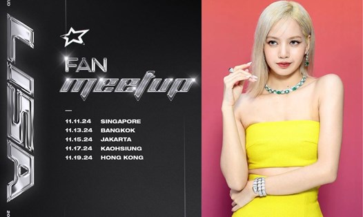 Lisa Blackpink tổ chức chuyển lưu diễn gặp gỡ fan châu Á. Ảnh: Instagram
