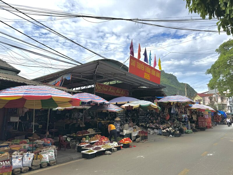 The traditional Dong Dang Market is one of the busiest markets in the Lang Son border region. Photo: An Khanh