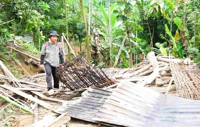 Quảng Nam sơ tán khẩn cấp hàng trăm người dân vì sạt lở