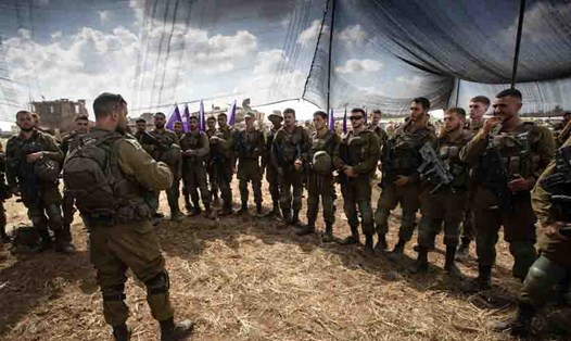Quân đội Israel chuẩn bị cho một cuộc giao tranh ở Trung Đông. Ảnh: Xinhua