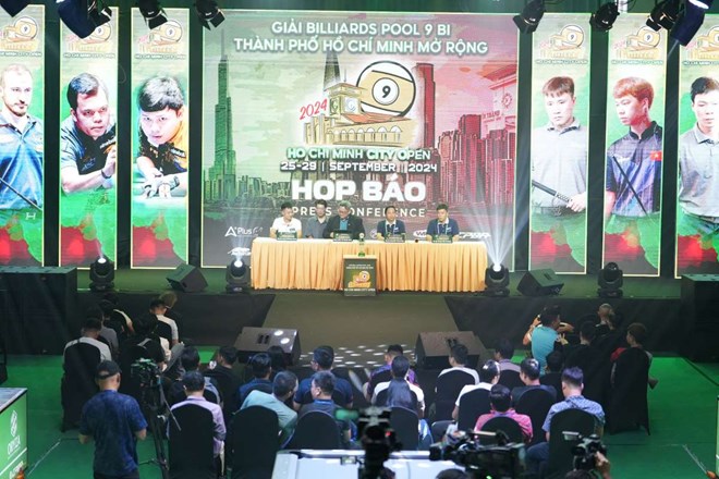 238 cơ thủ dự Giải billiards quốc tế TPHCM