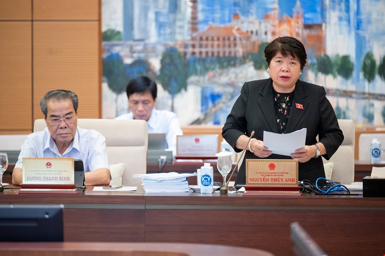 Chairman of the Social Committee of the National Assembly Nguyen Thuy Anh. Photo: Quochoi.vn