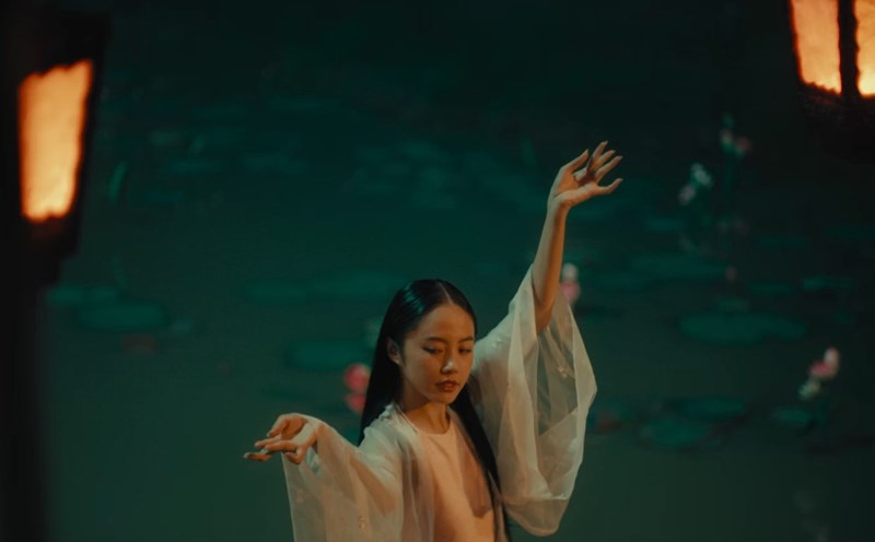 Rima Thanh Vy's scene in the movie "Cam". Photo: Producer