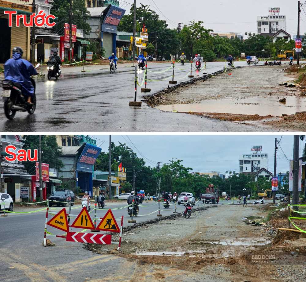 Ghi nhan cua Lao Dong ngay 24 - 25.9, nhieu doan cong trinh thieu rao chan da duoc khac phuc, cac ho ga sau duoc che day, nhung loi di dan sinh dac biet nguy hiem duoc lap dat bien canh bao.