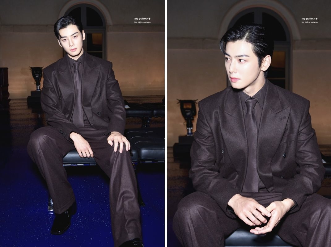 Cha Eun Woo co man ra mat an tuong tai show Saint Laurent. Anh: Instagram