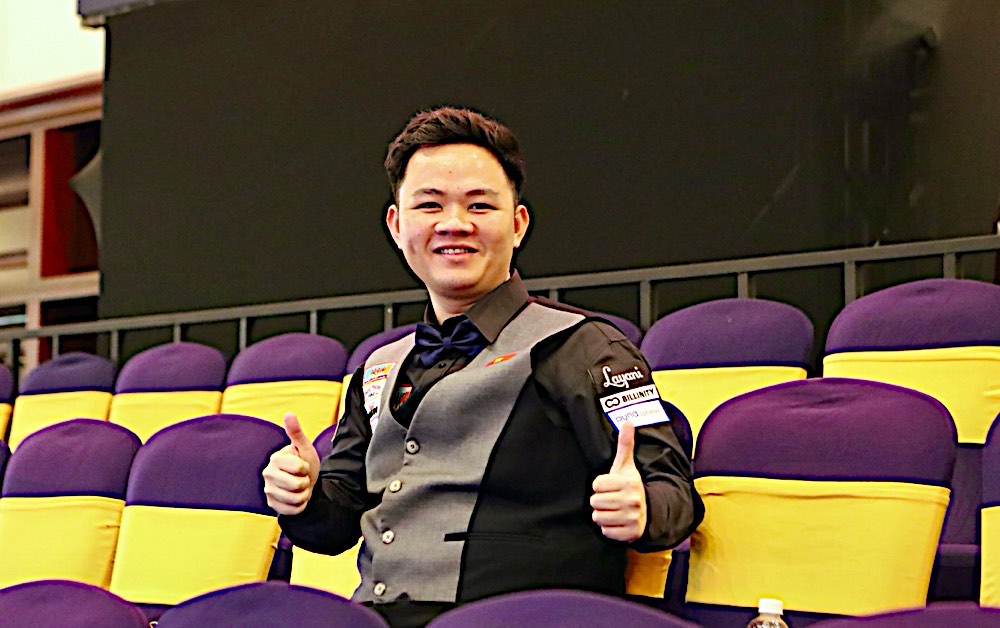 Co thu Bao Phuong Vinh - Nha vo dich Giai billiards carom 3 bang vo dich the gioi 2023. Anh: Duy Tuan 