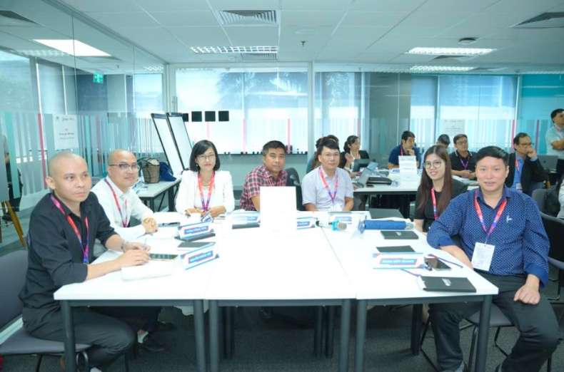 Các học viên tham dự khoá đào tạo chuyên gia chuyển đổi số 2024. Ảnh: MPI