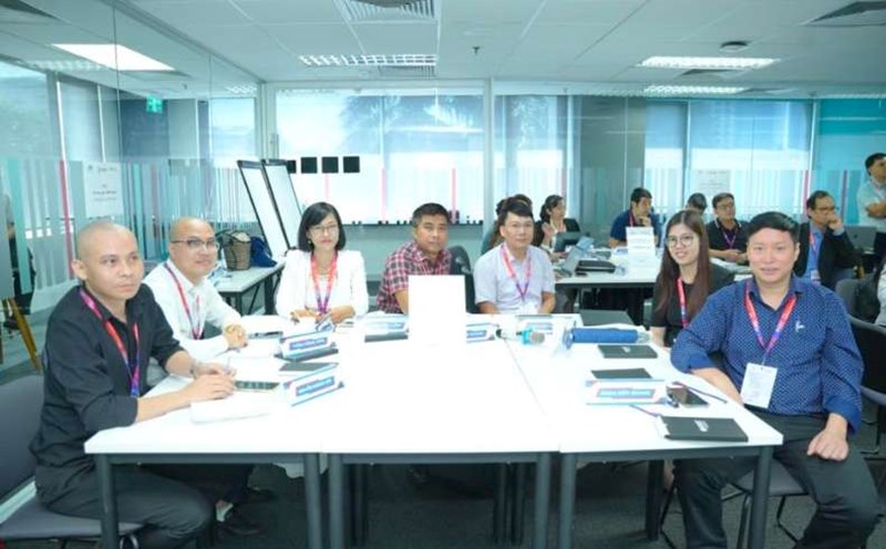 Students attending the 2024 digital transformation expert training course. Photo: MPI