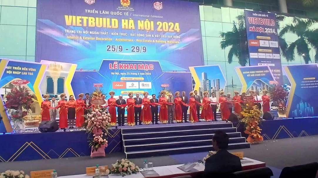 The 3rd Vietbuild International Exhibition attracted more than 1,200 booths. Photo: Kim Khanh