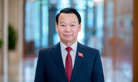 Bộ trưởng Bộ Tài nguyên và Môi trường Đỗ Đức Duy. Ảnh: Quốc hội