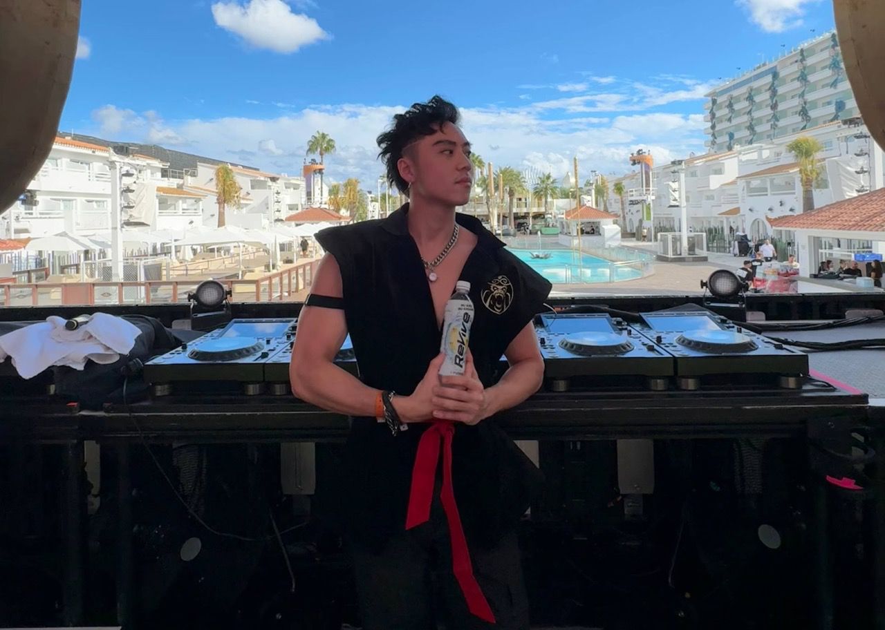 DJ WUKONG at the Tomorrowland Ibiza music festival. Photo: NVCC.