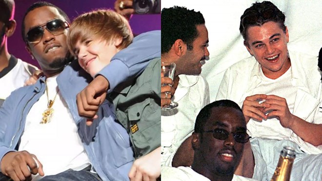 Besides Justin Bieber, how many superstars are mentioned because of Diddy?