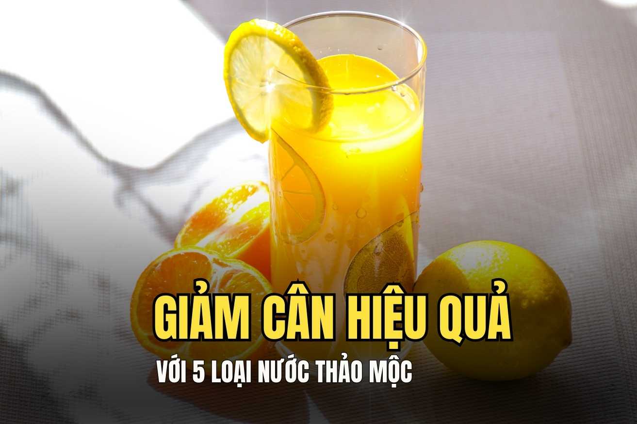 Một số loại nước thảo mộc có thể hỗ trợ vào quá trình giảm cân. Đồ họa: Hoài Lan