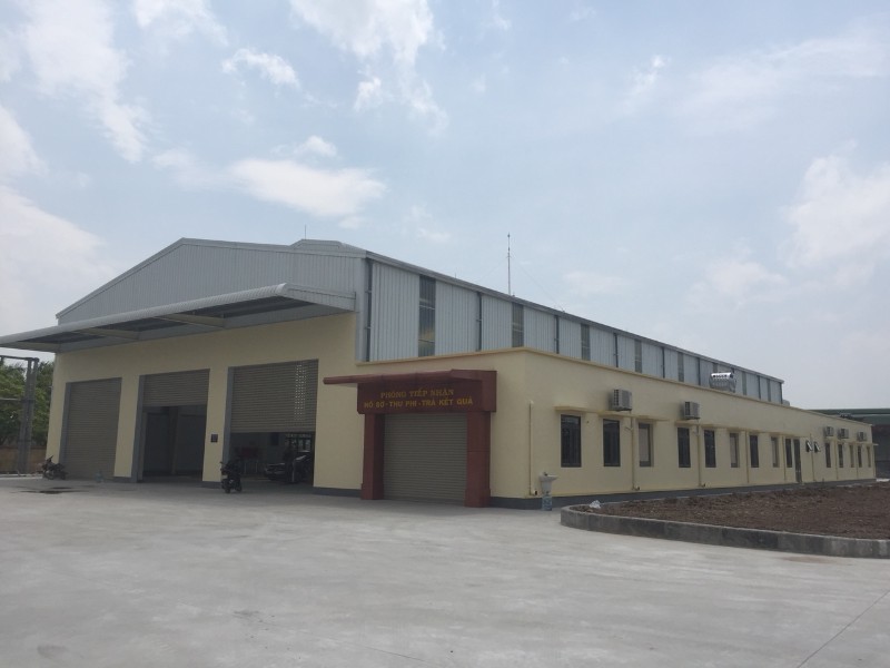 Tạm đình chỉ trung tâm đăng kiểm 34-04D tại Kim Thành, Hải Dương đến 25.12.2024. Ảnh: Đăng kiểm Hải Dương