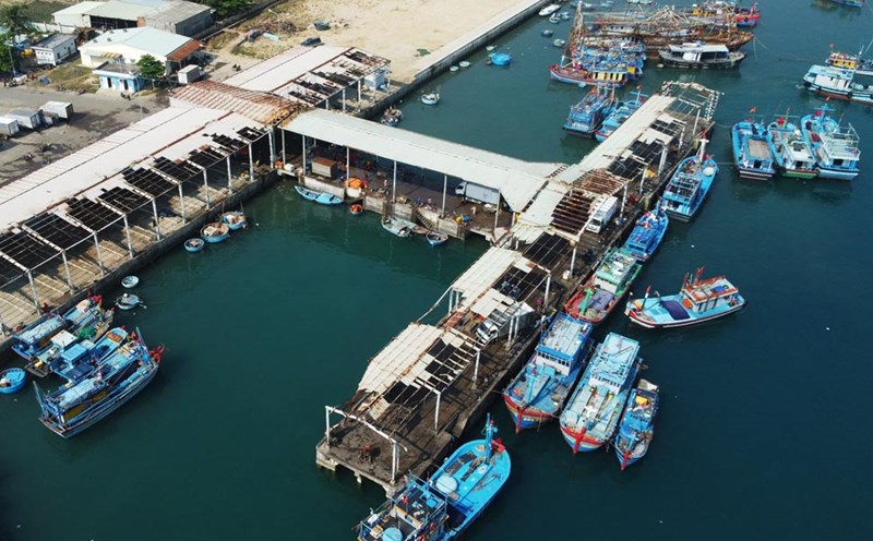 Image of the degraded De Gi fishing port (Cat Khanh commune, Phu Cat district, Binh Dinh). Photo: Hoai Luan