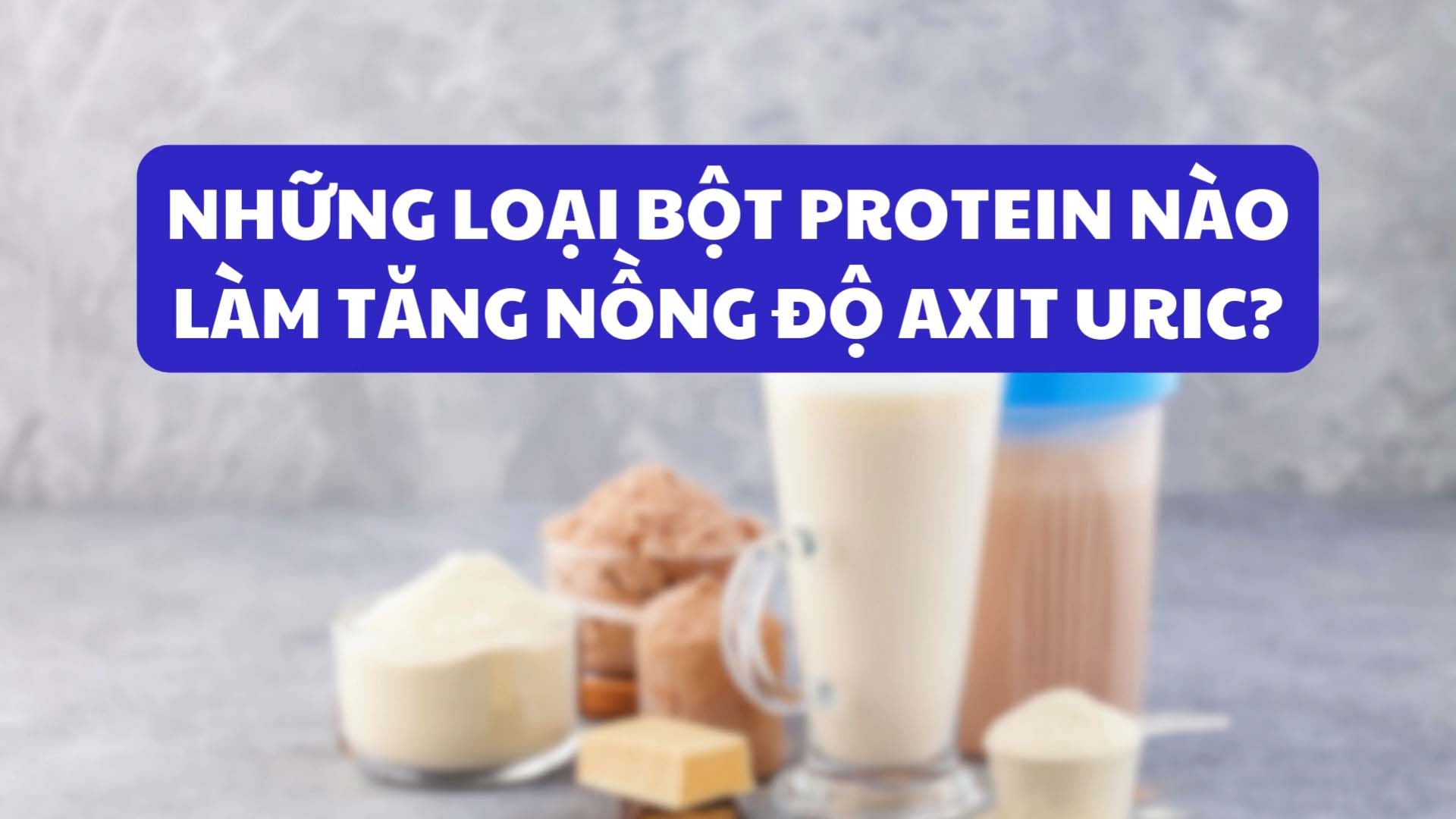 Which protein powders increase uric acid levels?