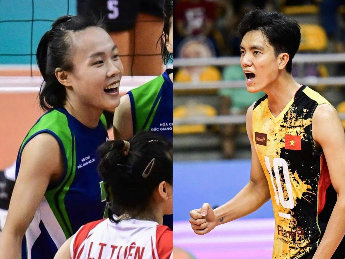 LPB Ninh Binh faces Duc Giang Chemicals in the quarterfinals of the 2024 Asian Volleyball Club Championship. Photo: AVC