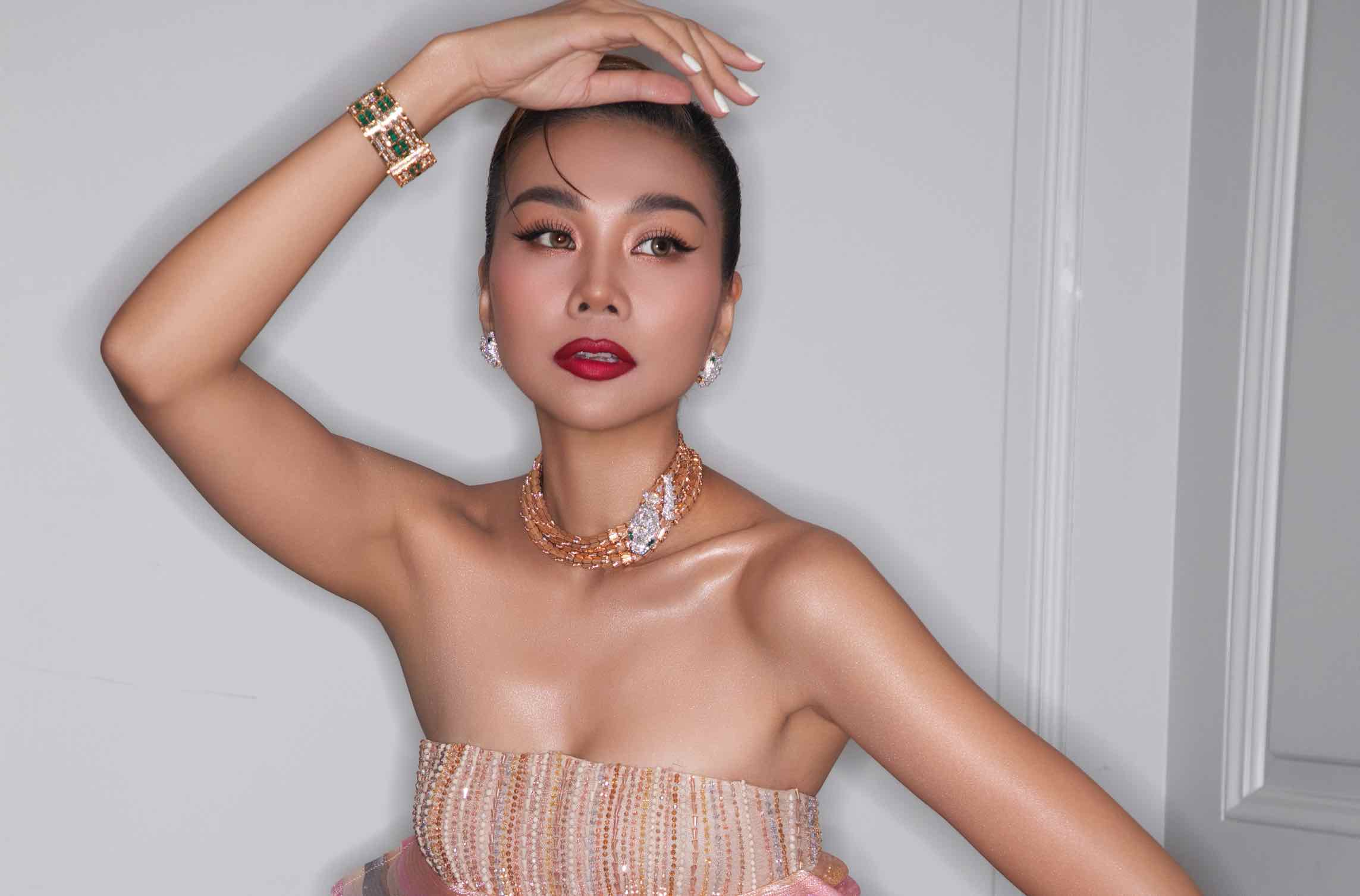 Supermodel Thanh Hang. Photo: NVCC