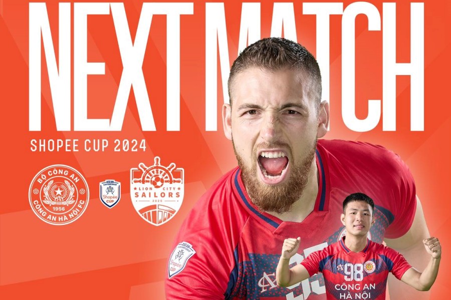 Câu lạc bộ Công an Hà Nội đá trận thứ hai tại Cúp C1 Đông Nam Á lúc 19h30 hôm nay 26.9. Ảnh: CLB Công an Hà Nội