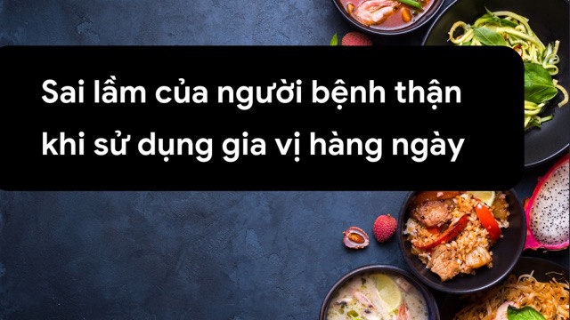 Kidney patients' mistakes when using spices every day. Photo collage: HUONG SON