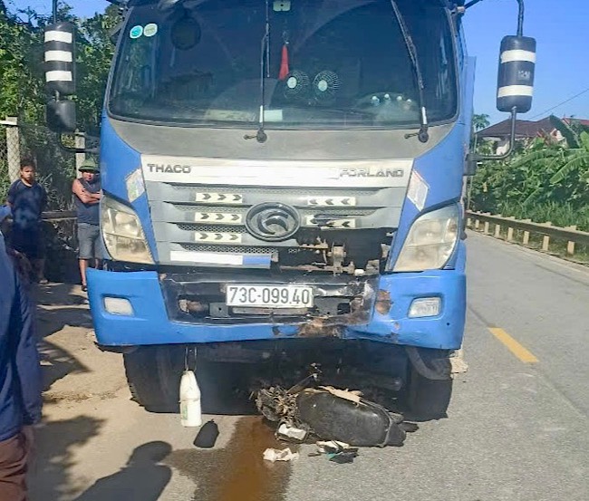 The scene of the accident that left one person dead. Photo: H. Son