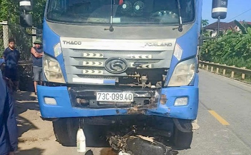 The scene of the accident that left one person dead. Photo: H. Son