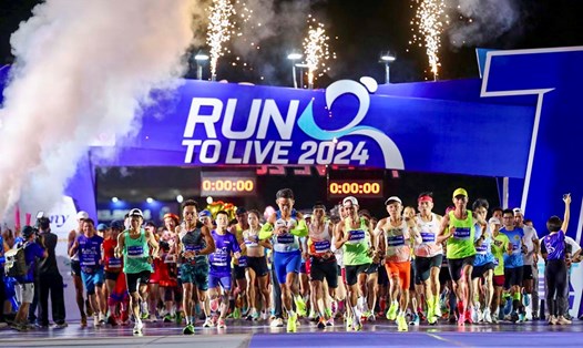 Giải chạy Run To Live mùa 2 diễn ra vào tháng 3.2025. Ảnh: Anh Cường