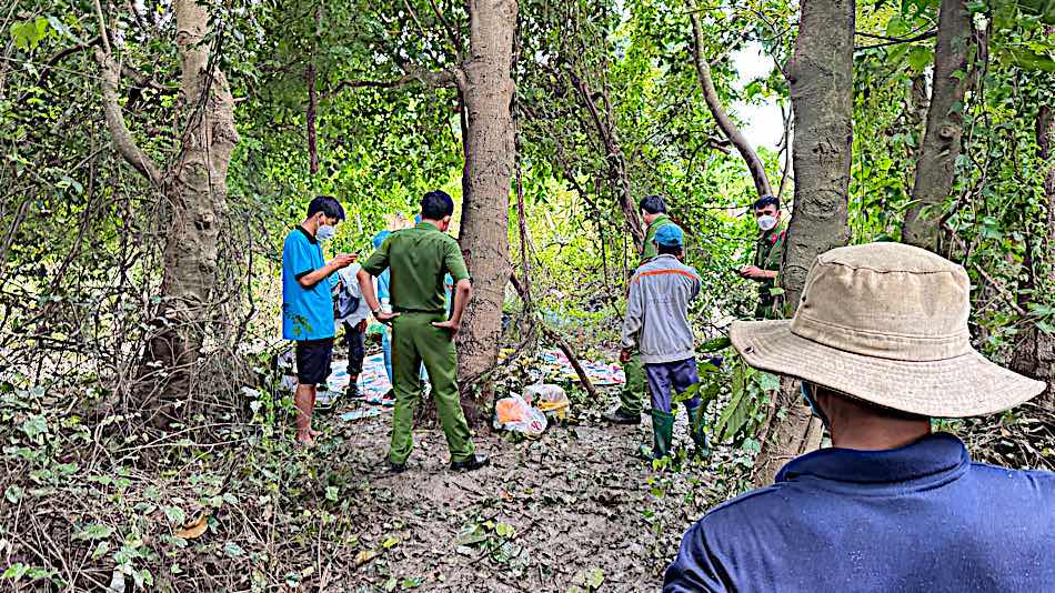 The body was brought ashore for autopsy.