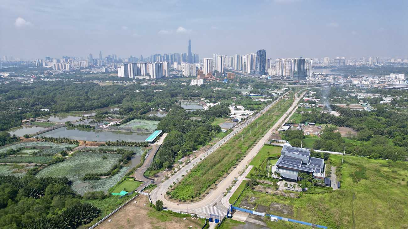 Rach Chiec Sports Complex project remains on paper for 30 years. Photo: Anh Tu