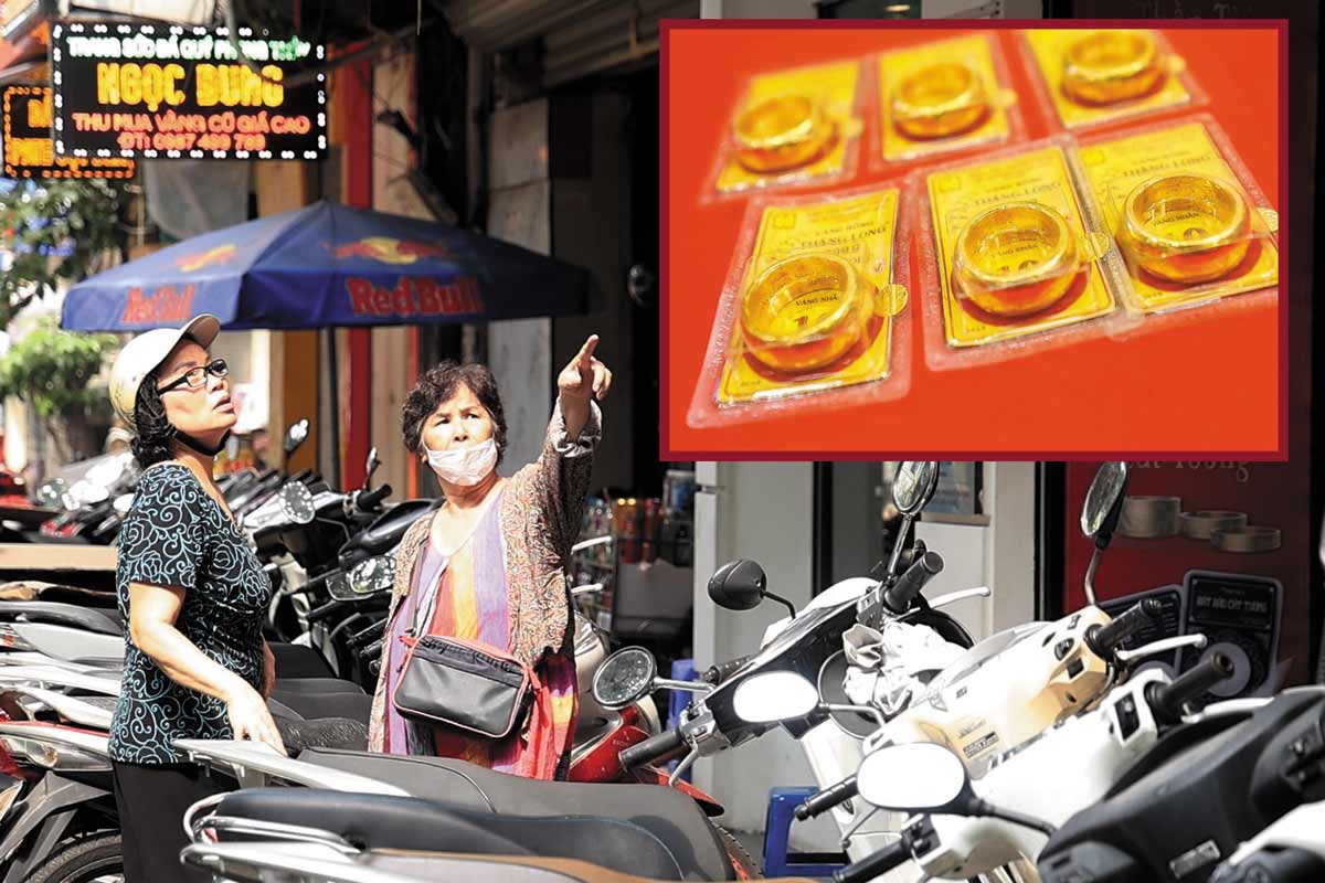 Gold ring price hits peak, people withdraw savings but still find it difficult to buy