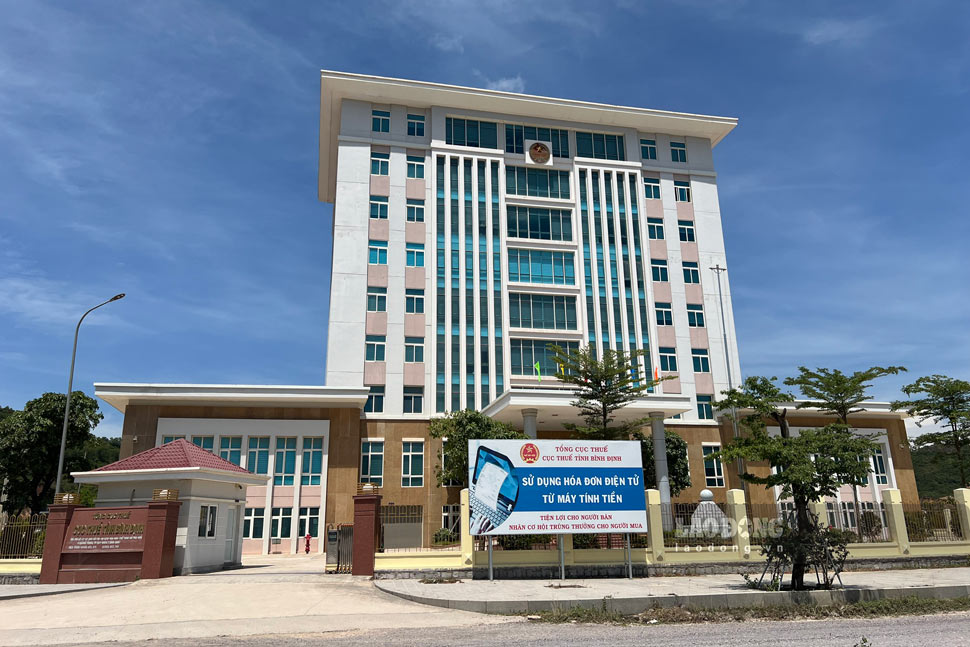 Trụ sở Cục Thuế tỉnh Bình Định. Ảnh: Hoài Luân