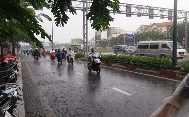 Weather Forecast: Ho Chi Minh City will have scattered showers and thunderstorms tomorrow, September 27. Photo: Kim Dong
