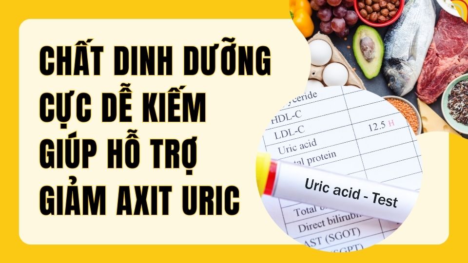 Extremely easy to find nutrients that help reduce uric acid