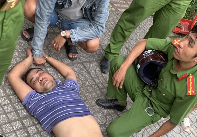 Đối tượng Tống Văn Hoàng Tuấn gây ra vụ tai nạn liên hoàn ở Cần Thơ. Ảnh: Tạ Quang