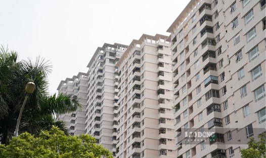 Thị trường chung cư Hà Nội ghi nhận đà tiếp tục đi lên của giá bán. Ảnh: Linh Trang