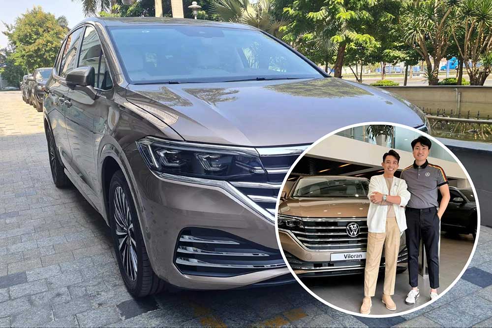 Minh Nhua just bought a luxury MPV Volkswagen Viloran. Photo: Tri Nguyen