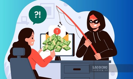 Một phụ nữ ở Phú Yên bị lừa hơn 14 tỉ đồng vì tin lời mời đầu tư của "trai lạ" qua mạng. Đồ họa: Phương Thảo